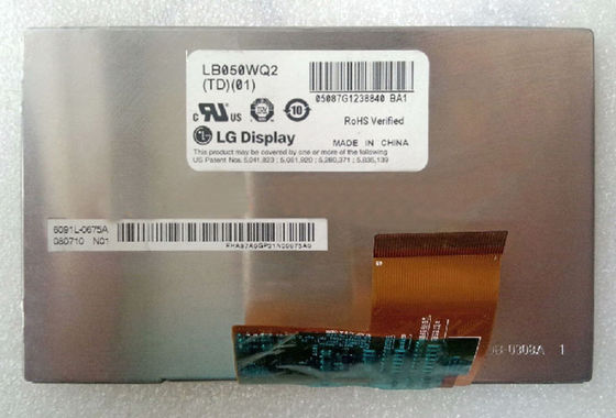 LB050WQ2-TD03 LG.Philips LCD 5,0&quot; 480×272 (RGB) 400 cd-/m² INDUSTRIELLE LCD-ANZEIGE