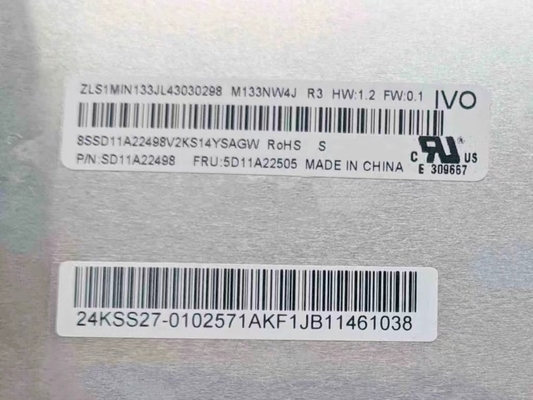 M133NW4J R3 IVO 13,3&quot; 1920 ((RGB) × 1200, 300 cd/m2 INDUSTRIELLES LCD-Display