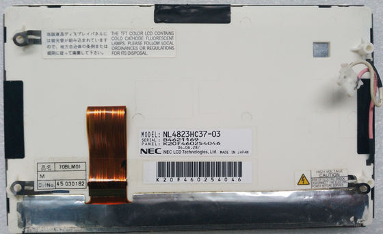 450CD/M2 LCM 480×234 7 INCH CCFL Analog NEC TFT Anzeige NL4823HC37-03