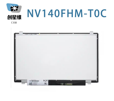 NV140FHM-T0C BOE 14.0&quot; 1920 ((RGB) × 1080, FHD 157PPI 300 cd/m2 Industrielle LCD-Anzeige