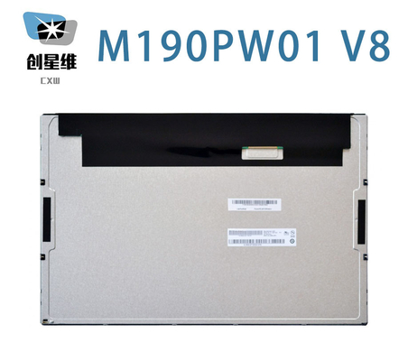 M190PW01 V8 AUO 19,0" 1440 ((RGB) × 900, WXGA+ 89PPI 250 cd/m2