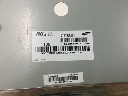 LTM190ET01 Samsung 19.0&quot; 1280 ((RGB) ×1024, 250 cd/m2 Industrie-LCD-Display
