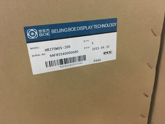 HR270WU1-200 BOE 27.0&quot; 1920 ((RGB) × 1080, 725 cd/m2