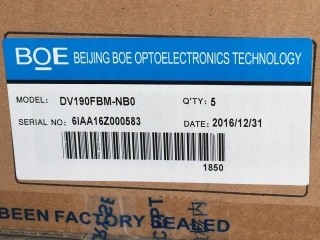 DV190FBM-NB0 BOE 19.1&quot; (1/3 Schnitt von 21.5&quot;) 1920 ((RGB) ×360 300 cd/m2 INDUSTRIELLES LCD-Display