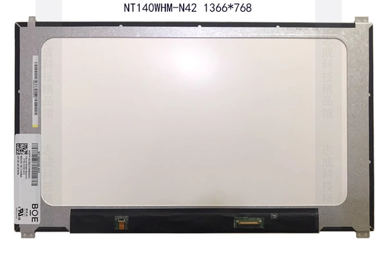 NT125WHM-N42 BOE 12,5&quot; 1366 ((RGB) × 768, 200 cd/m2 Industrie-LCD-Bildschirm