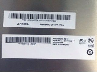 18,5 Zoll sRGB TFT LCD G185HAN01.1 mit LED-Fahrer entwarf für industrielles und medizinisches