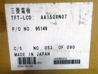AA150XN07 4 Stück CCFL TFT LCD 15 Zoll Industrie TFT-Display 75/75/50/60 (Typ.)