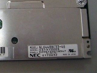 NL6448BC33-46 10,4 INCH 640 RGB×480 VGA 76PPI NEC TFT LCD 530/550g (Typ./Max.)