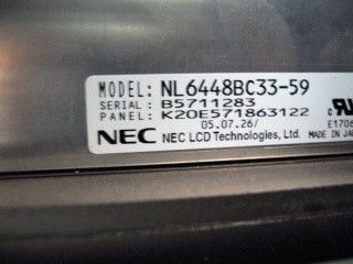 10.4 INCH NEC TFT-Display NL6448BC33-59 70/70/45/55 (Typ.)