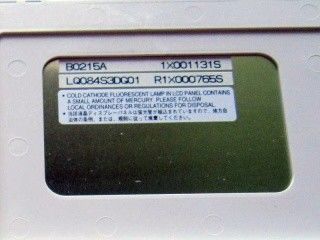 LQ084S3DG01 Blickwinkel 80/80/45/80 8,4&quot; 800×600 SVGA 119PPI Industrielles LCD-Panel