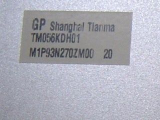 TM056KDH01 5,6&quot; 320×234 71PPI 200cd/m2 Blickwinkel 65/65/45/65 TIANMA TFT