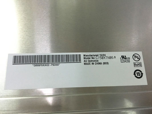G150XTN06.0 1024×768 XGA 85PPI 450cd/m2 Industrie-Lcd-Panel LCD-Bildschirm
