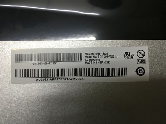 T215HVN01.1 21,5 Zoll 250 cd/m2 A-Si TFT LCD für Desktopmonitor 89/89/89/89