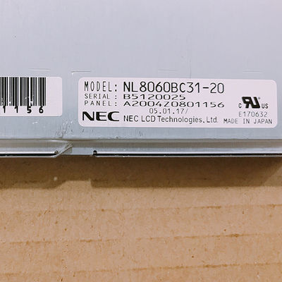 NL8060BC31-20 NLT funktionierenden Temp 12.1INCH 250CD/M2 LCM 800×600 800×600RGB CCFL TTL.: 0 | 55 °C INDUSTRIELLE LCD-ANZEIGE