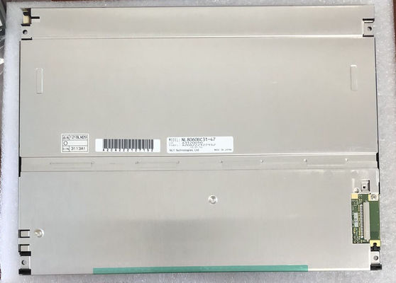 NL8060BC31-47 NLT 12.1INCH 450CD/M2 LCM 800×600 800×600RGB WLED LVDS 	Speichertemp.: -30 | 80 °C INDUSTRIELLE LCD-ANZEIGE