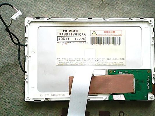 WVGA 133PPI 800x480 400 Nits Industrie-Lcd-Panel TX18D11VM1CAA