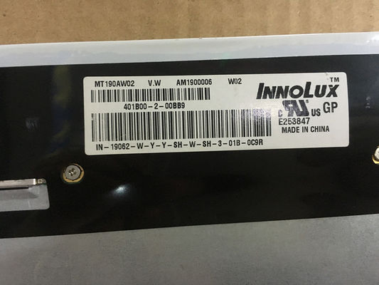 MT190AW02 V.0 Innolux 19,0“ 1440 (RGB) ² ×900 300 cd/m INDUSTRIELLE LCD-ANZEIGE
