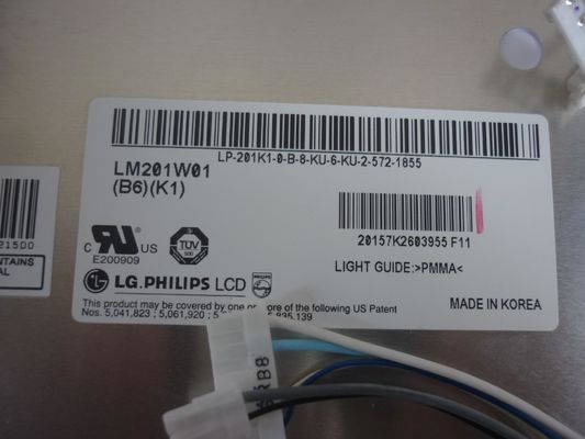 LM201W01-SLA3 LG. LCD 20,1&quot; 1680 ((RGB) × 1050 Speichertemperatur: -20 ~ 60 °C