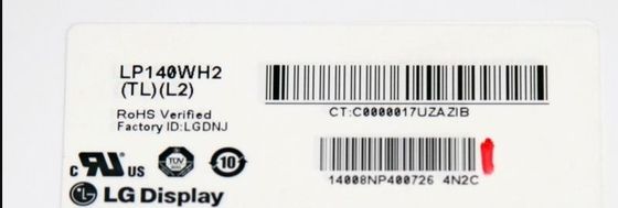 LP140WH2-TLL2 LG Display 14,0“ ² 1366×768 200 cd/m INDUSTRIELLE LCD-ANZEIGE