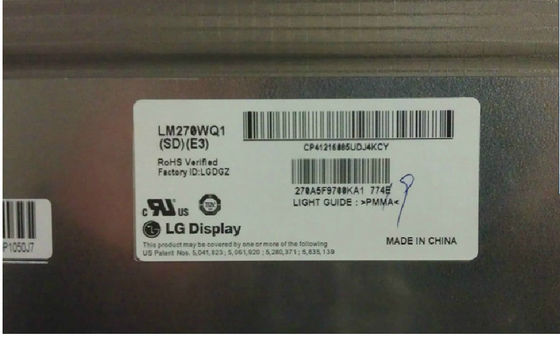 LM270WQ1-SDB3 LG Display 27,0&quot; INDUSTRIELLE LCD ANZEIGE 2560×1440 420cd/m2