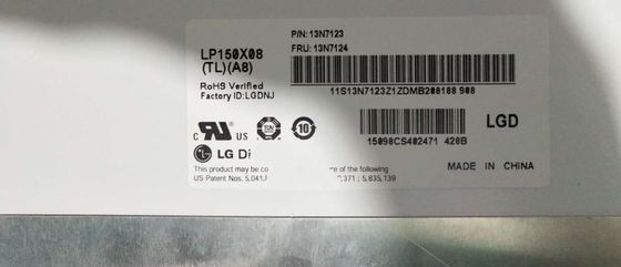 15.0&quot; 1024x768 150cd/m2 Tft Lcd Bildschirm 85PPI LP150X08-TLA8 45/45/15/35 (Typ.)
