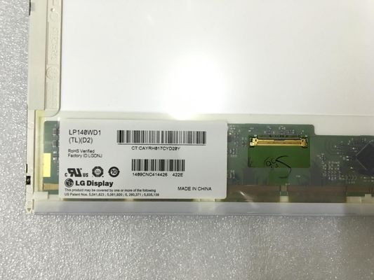 LP140WD1-TLD2 14,0&quot; 1600x900 Industrial Lcd Panel 200cd/m2 89/89/89/89 (Typ.)