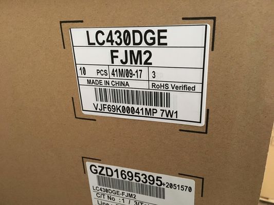 LC430DGE-FJM2 LG Display 43&quot; INDUSTRIELLE LCD ANZEIGE 3840×2160 390cd/m2