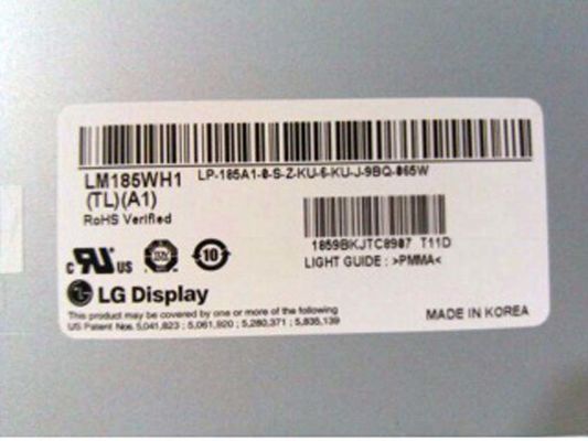 LM185WH1-TLA1 LG Display 18,5“ INDUSTRIELLE LCD ANZEIGE 1366×768 300cd/m2