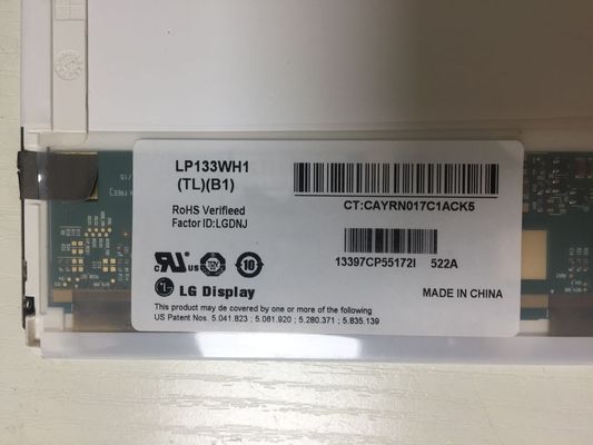 LP133WH1-TLB1 Fahrwerk DisplayL 13,3“ 1366 (RGB) ² ×768 300 cd/m INDUSTRIELLE LCD-ANZEIGE 118PPI