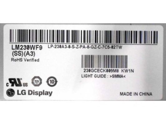 23,0&quot; Lcd-Anzeige 95PPI LM230WF9-SSA3 Note 1920×1080 250cd/m2