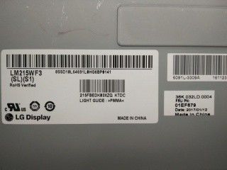 LM215WF3-SLQ1 LG Display 21,5&quot; 1920 (RGB) ² ×1080 250 cd/m INDUSTRIELLE LCD-ANZEIGE