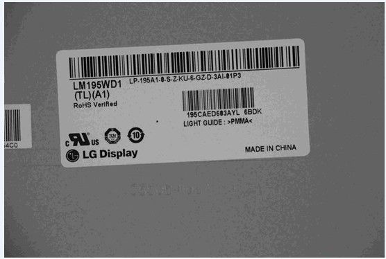 LM195WD1-TLA1 LG Display 19,5“ 1600 (RGB) ² ×900 250 cd/m INDUSTRIELLE LCD-ANZEIGE
