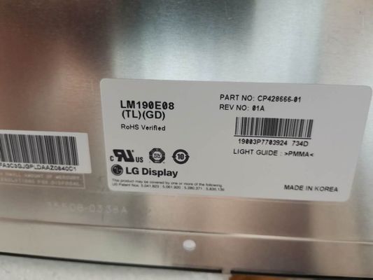 LM190E08-TLGD LG Display 19,0“ 1280 (RGB) ² ×1024 300 cd/m INDUSTRIELLE LCD-ANZEIGE