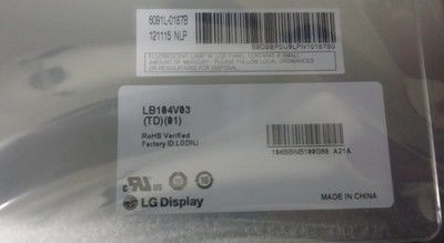 LB104V03-A1 LG. LCD 10.4&quot; 640 ((RGB) × 480 400 cd/m2 INDUSTRIELLES LCD-Display