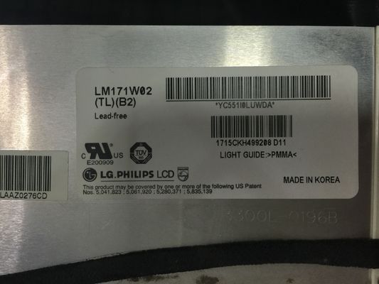 LM171W02-TLB2 LG. LCD 17,1&quot; 1440 ((RGB) × 900 250 cd/m2 INDUSTRIELLES LCD-Display