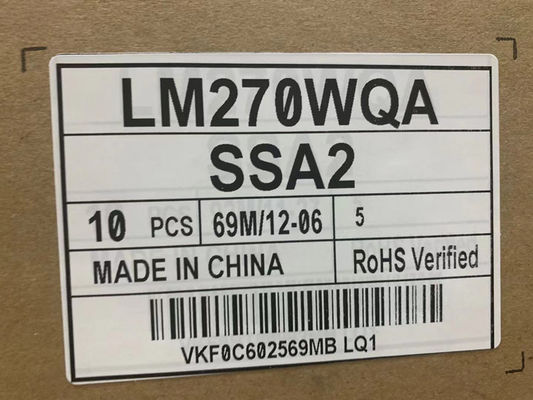 LM270WQA-SSA2 LG Display 27,0&quot; 2560 (RGB) ² ×1440 400 cd/m INDUSTRIELLE LCD-ANZEIGE