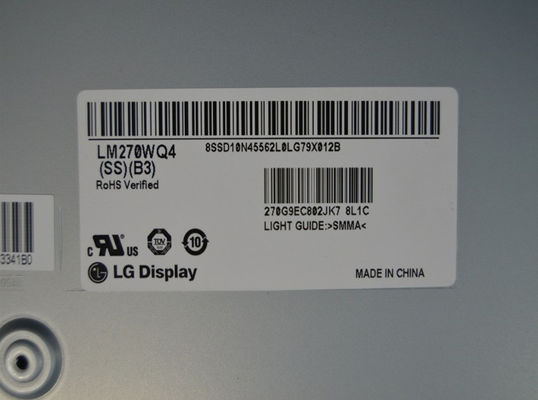 LM270WQ4-SSB3 LG Display 27,0&quot; 2560 (RGB) ² ×1440 350 cd/m INDUSTRIELLE LCD-ANZEIGE