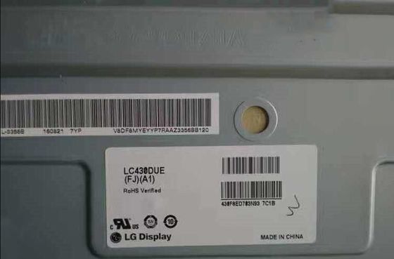 LC430DUE-FJA1 LG Display 43&quot; 1920 (RGB) ² ×1080 200 cd/m INDUSTRIELLE LCD-ANZEIGE