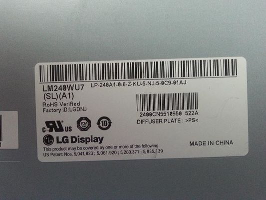 1920×1200 400cd/m2 Quadrat Tft Anzeige 94PPI LM240WU7-SLB3 89/89/89/89 (Typ.)