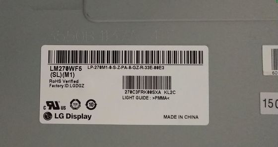 LM270WF5-SLM4 LG Display 27,0&quot; 1920 (RGB) ² ×1080 250 cd/m INDUSTRIELLE LCD-ANZEIGE
