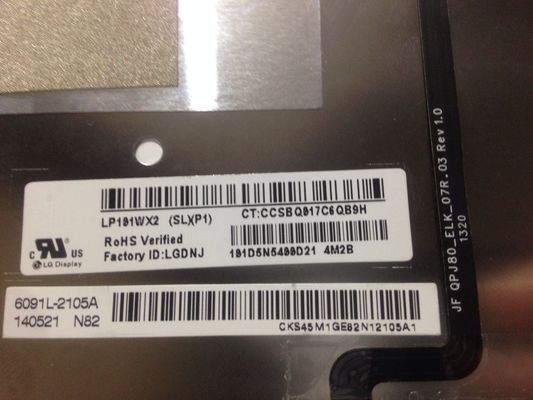 Quadrat Tft 360cd/m2 149PPI zeigen 10,1“ 1280×800 LP101WX2-SLA1 an