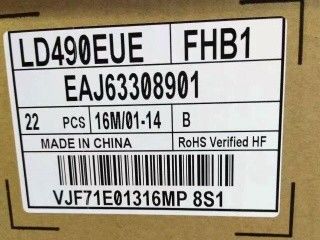 LG-Display 49&quot; 450cd/m2 45PPI WLED-LCD-Display LD490EUE-FHB1 89/89/89/89 (Typ.)