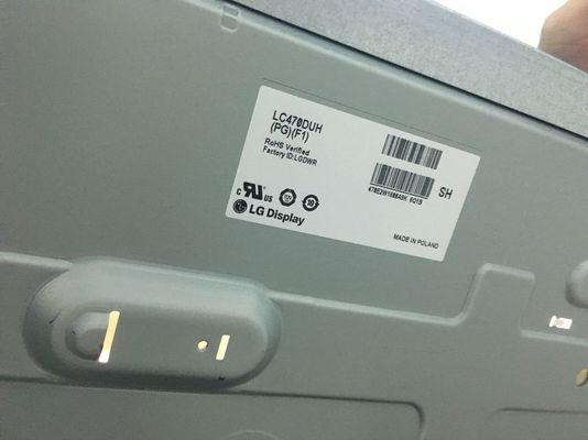 47&quot; 1920×1080 400cd/m2 46PPI Quadrat Tft Bildschirm LC470DUH-PGF1 89/89/89/89 (Typ.)