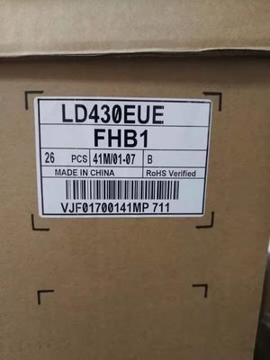 Lcd-Platte 43&quot; Quadrat 450cd/M2 RGB FHD 51PPI 1920×1080 LD430EUE-FHB1