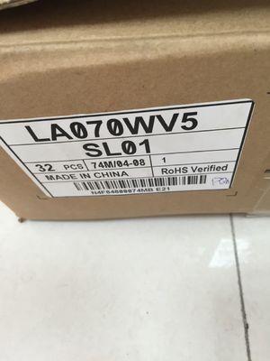 Platte 133PPI WVGA LA070WV5-SL01 800×480 WLED 580cd/M2 TFT LCD