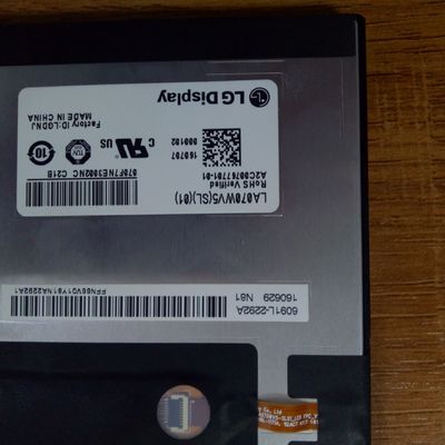 Platte 133PPI WVGA LA070WV5-SL01 800×480 WLED 580cd/M2 TFT LCD